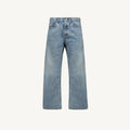 Faded Blue Mid Loose Fit Jeans