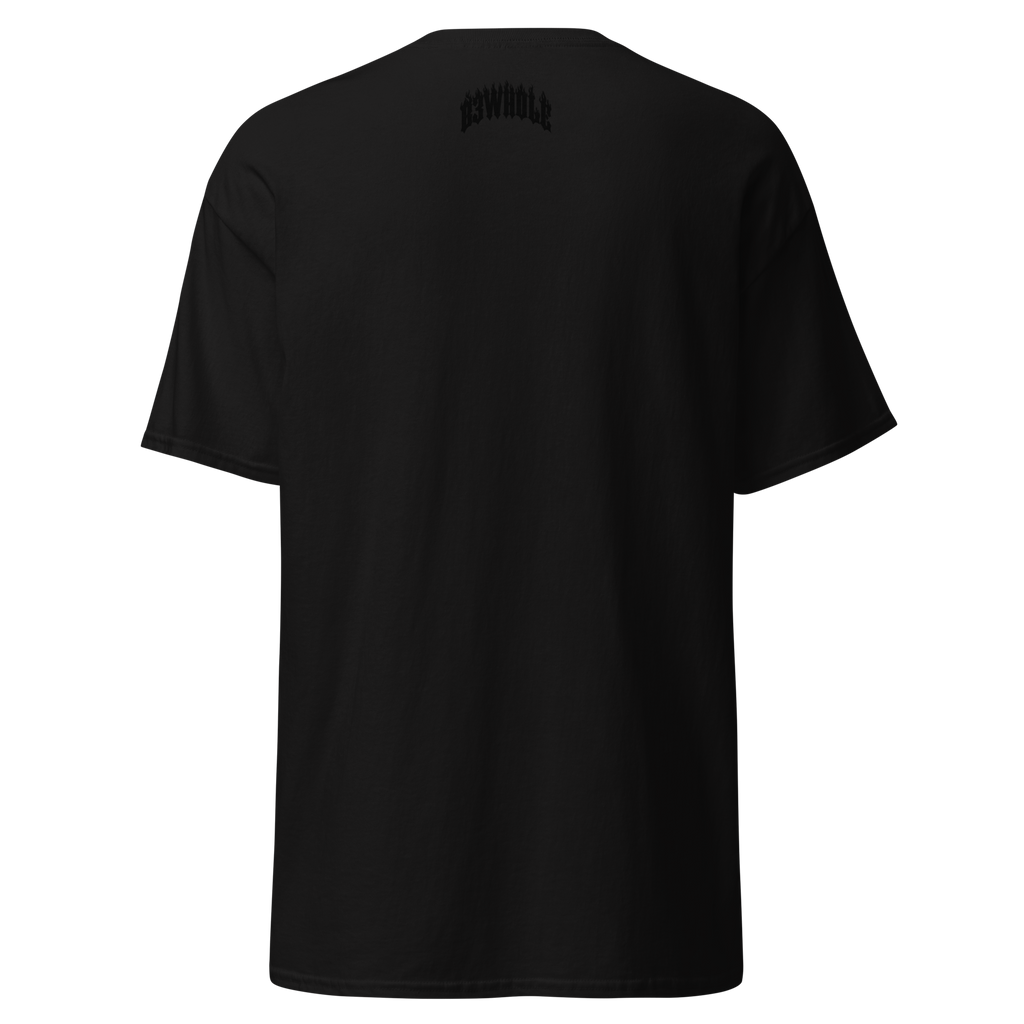 £20 Black/Black Hell Script tee