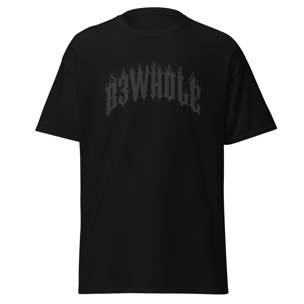 £20 Black/Black Hell Script tee