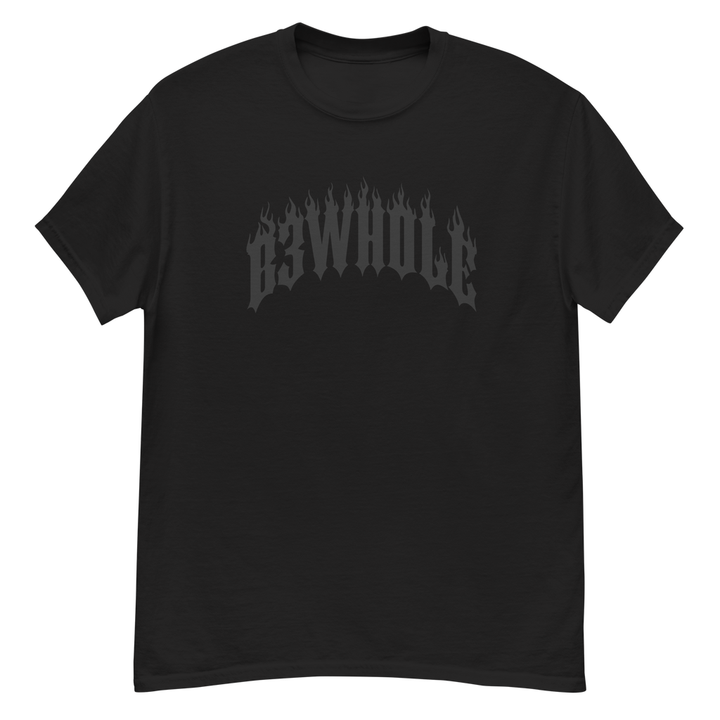 £20 Black/Black Hell Script tee