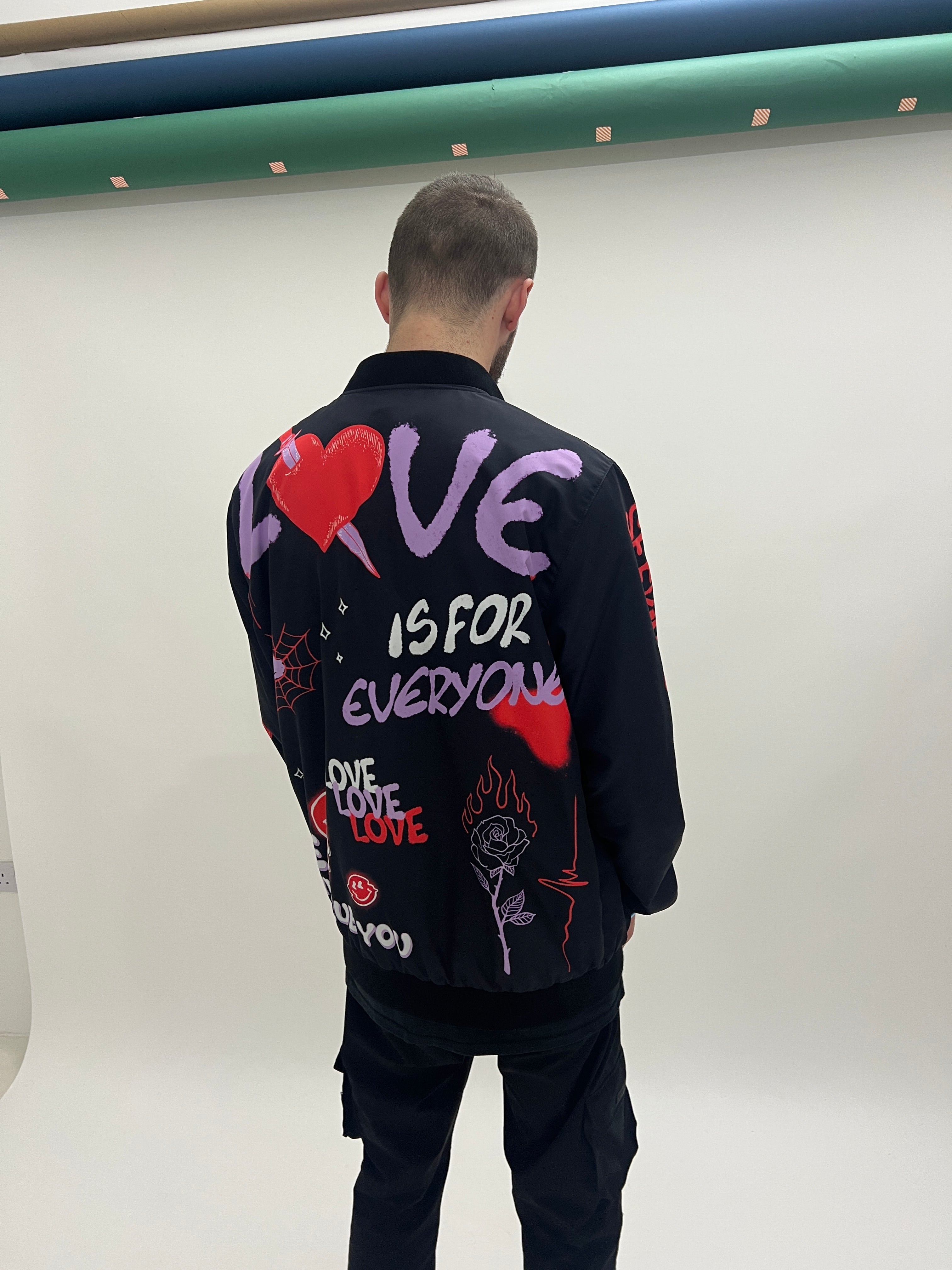 LOVE IS FOR EVERYONE Bomber Jacket